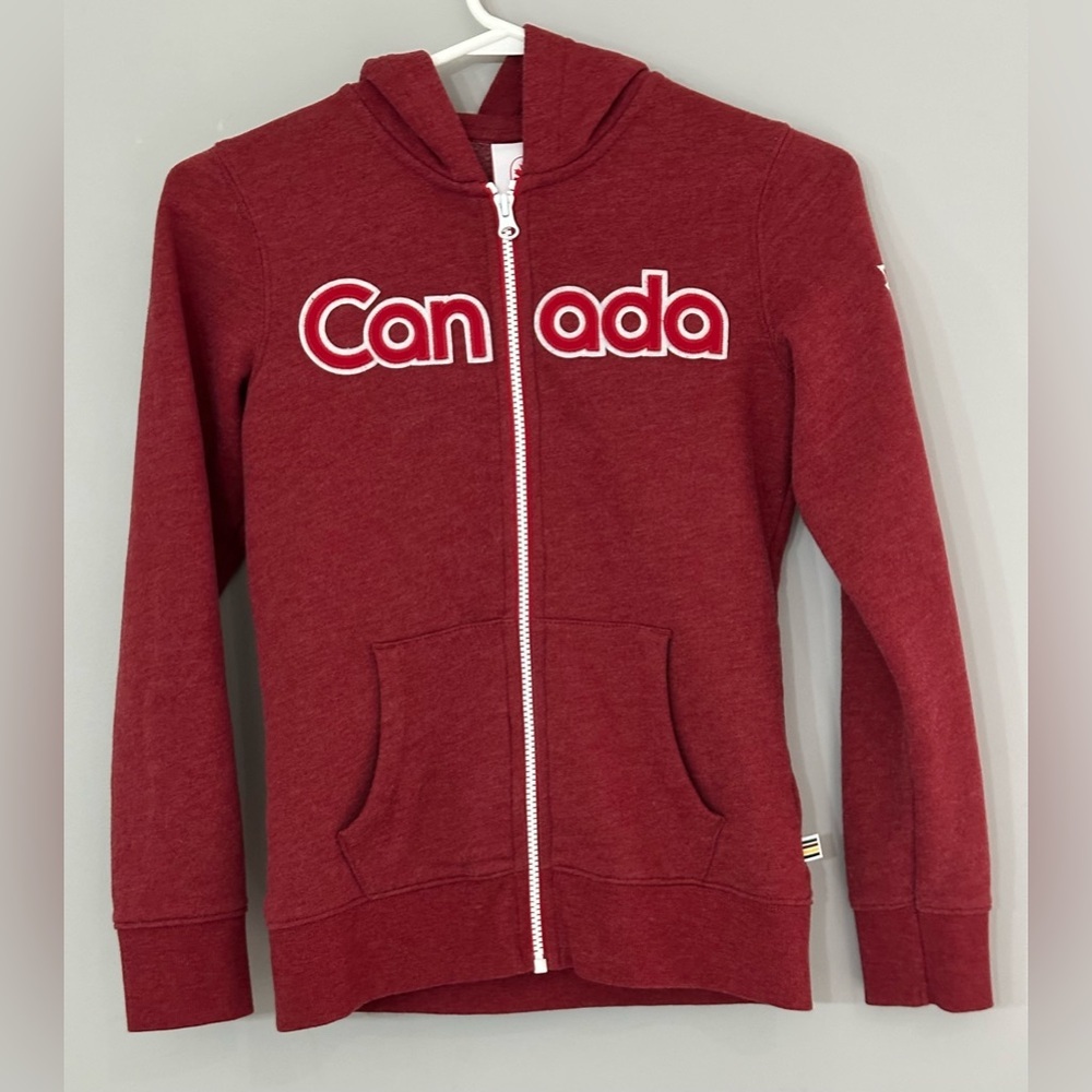 🌟NWOT🌟 Canada Girls Full Zip-Up Hoodie - Size 10-12
